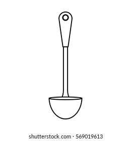 figure ladle icon image design, vector illustration