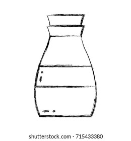 figure liquit detergent in bottle design to clean