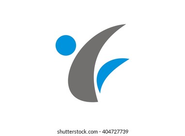 Figure Logo Vector Stock Vector (royalty Free) 404727739 