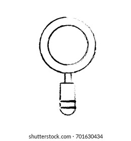 figure magnifying glass instrument to exploration search