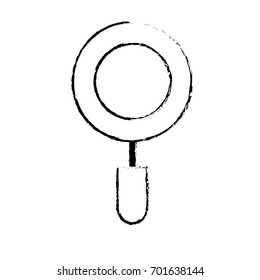 figure magnifying glass instrument to exploration search