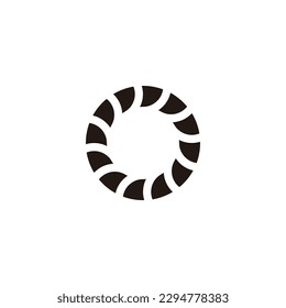 Figure, modern, technology geometric symbol simple logo vector