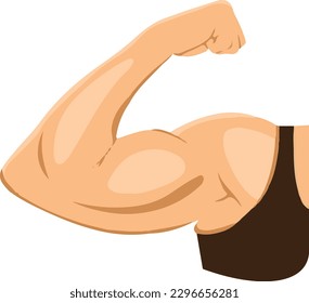 Free biceps - Vector Art