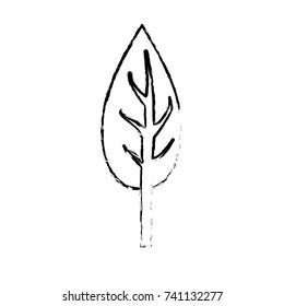 figure natual and ecological tree with branches plant