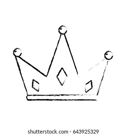 figure nice crown of king to glory and pawer