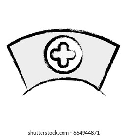 figure nurse hat element that used in the hospital