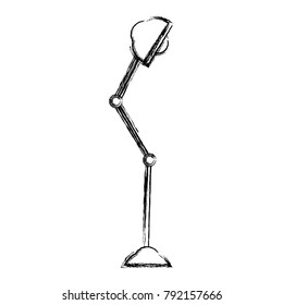 figure office light lamp object design