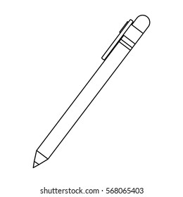 Figure pencil icon image design, vecor illustration