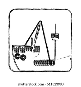 figure picture ship maritime transpotation, vector illustration design