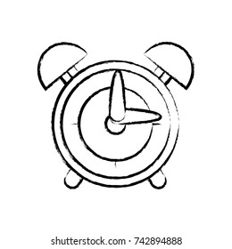 figure round clock alarm object design