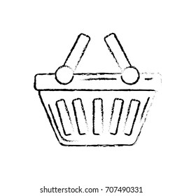 figure shopping basket icon symbol to buy