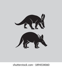 The figure shows a aardvark