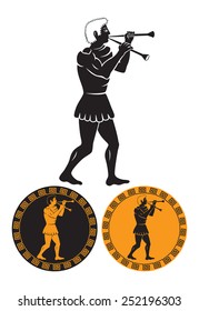 the figure shows the ancient Greek musician