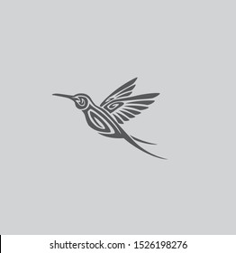 The figure shows a bird hummingbird