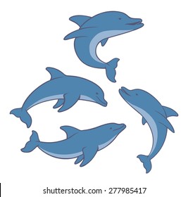 the figure shows a dolphin