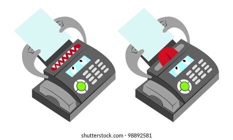 the figure shows the fax
