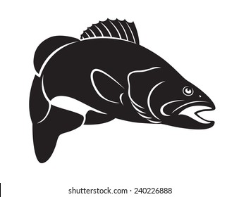 walleye silhouette