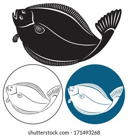 the figure shows the fish halibut