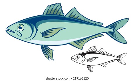 the figure shows a fish mackerel