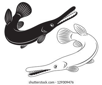 The figure shows a fish sargpn