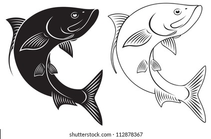 The figure shows a fish tarpon