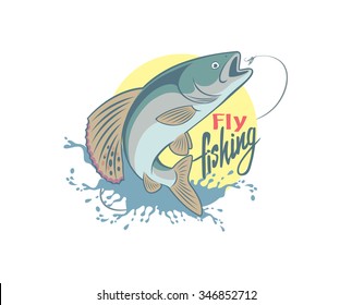 the figure shows the fly fishing