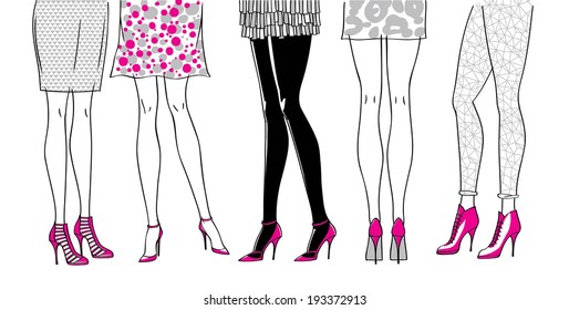The figure shows foot and shoes. 