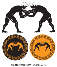 The Figure Shows The Greco Roman Wrestling