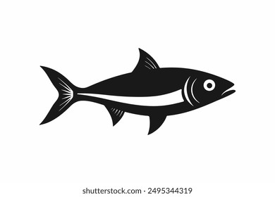 the figure shows the herring fish silhouette 