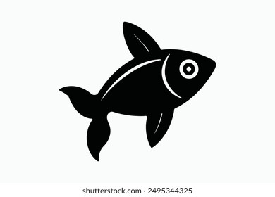 the figure shows the herring fish silhouette 