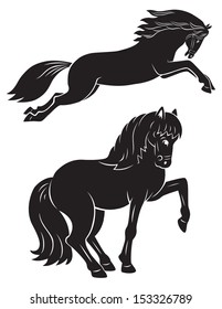 the figure shows a horse