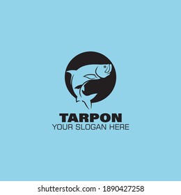 The figure shows a Image fish tarpon logo