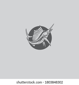 The figure shows a marlin fish