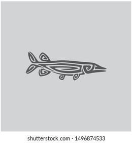 the figure shows a pike fish
