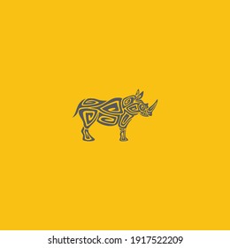 The figure shows a rhino logo
