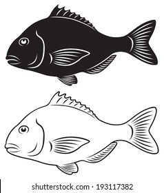 the figure shows seabass