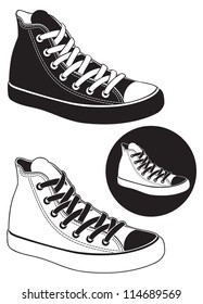 The figure shows the sneakers