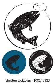 the figure shows a trout fish