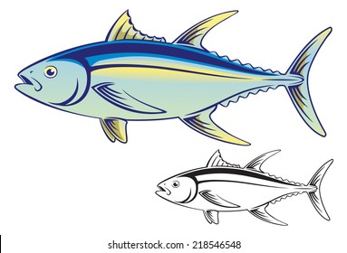 the figure shows a tuna fish