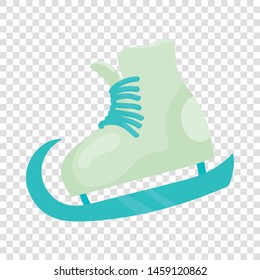 Figure skate icon in cartoon style isolated on background for any web design