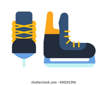 Figure skates isolated on white