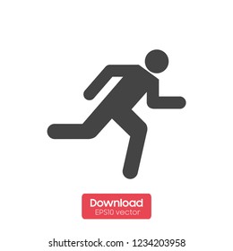 Figure skates symbol. Flat Vector illustration