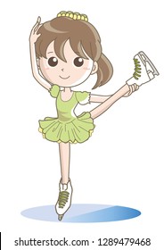 Figure skating - cute pose image