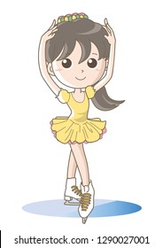 Figure skating - cute pose image