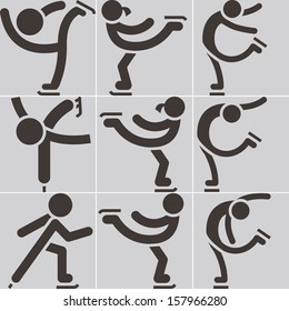 Figure skating icon