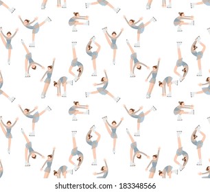 figure skating pattern