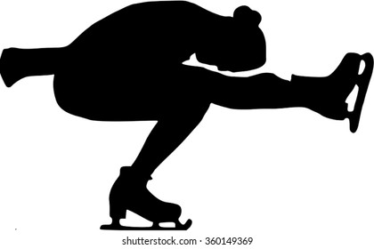 Figure Skating Silhouette