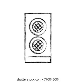 figure speaker electronic equipment to listen to muisc