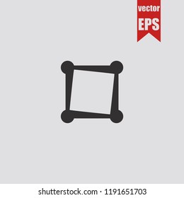 Figure square icon.Vector illustration.