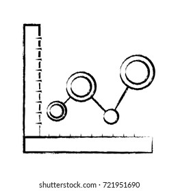 figure statistics graphic diagram with data line